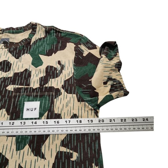 Huf Men's Pocket T-Shirt Camo Size Medium‎ - Picture 3 of 11